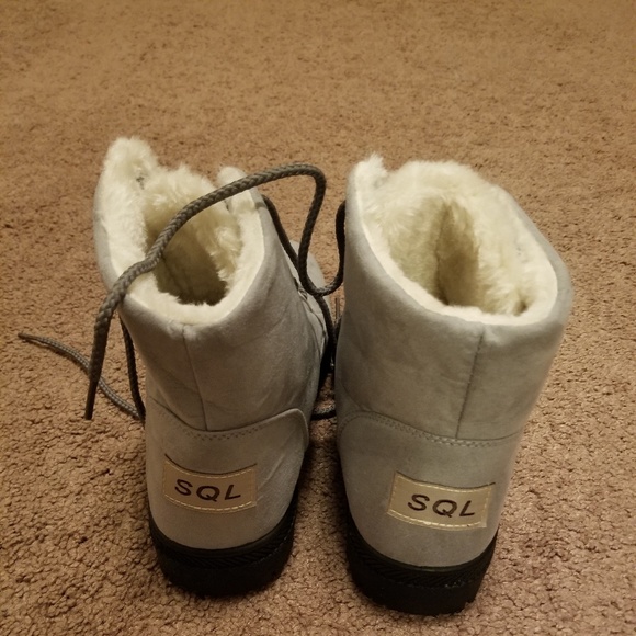 SQL Grey winter/Snow boots size 39 - Picture 4 of 4